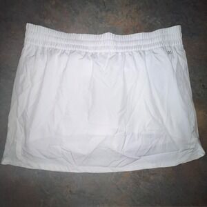 DSG Mid-Rise Stride Skort, Large, White